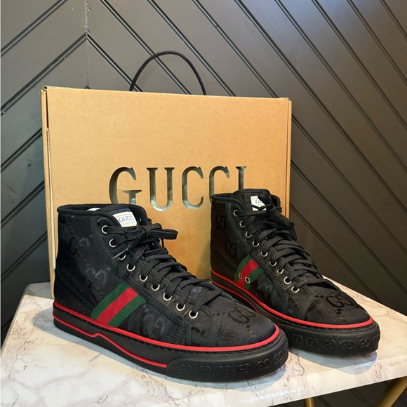 Gucci Off The Grid High Top Black GG - Picture 7 of 15